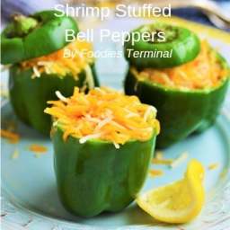 Stuffed Bell Peppers with Shrimp and Mushroom