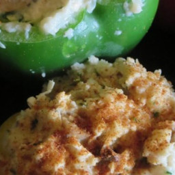 Stuffed Cauliflower Rice Peppers with Chicken and Mushrooms Recipe