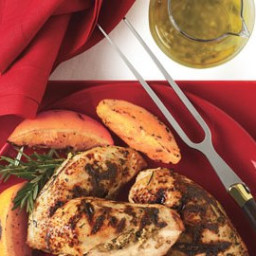 Stuffed Chicken Breasts with Rosemary-Orange Dressing