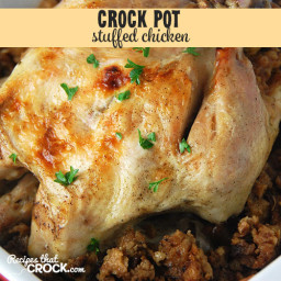 Stuffed Crock Pot Chicken