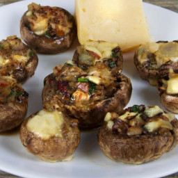 Stuffed Mushrooms with Bacon and Cheese