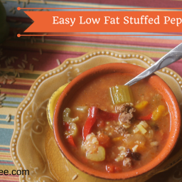 Stuffed Pepper Soup, Low Fat & THM “E”