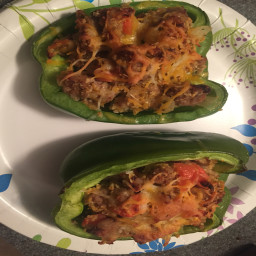 Stuffed peppers for two (323 cal. Each) 