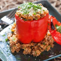 Stuffed Pepperswith Beef and Millet