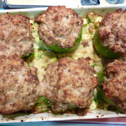 Stuffed Round Courgettes