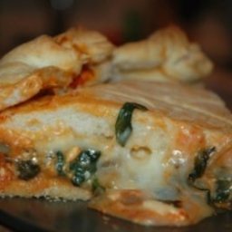 Stuffed Spinach Pizza