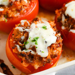 Stuffed Tomatoes (Appetizer or Entree!)