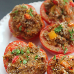 Stuffed Tomatoes | Delicious With Turkey, Chicken or Pork!