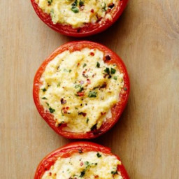 Stuffed Tomatoes with Grits and Ricotta Recipe