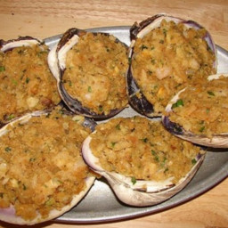 Suffies (Baked stuffed quahogs)