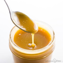 Sugar-free Caramel Sauce Recipe - 4 Ingredients (Low Carb, Keto)