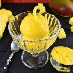 Sugar free ice cream recipe with mango