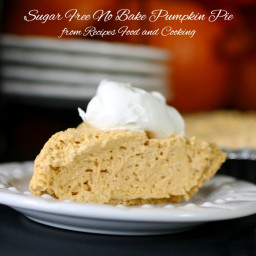 Sugar Free Pumpkin Cheesecake Pie