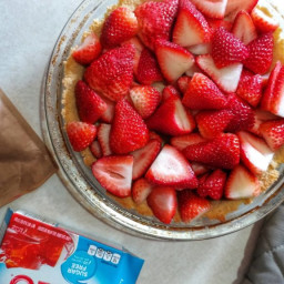 Sugar Free Strawberry Pie {THM:S, Keto, Low Carb}