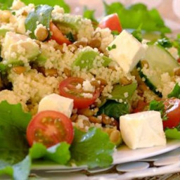 Summer Avo, Feta and Cous Cous Salad