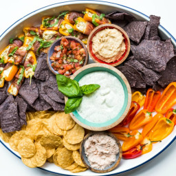 Summer Chips and Dips Tray