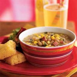 Summer Corn and White Bean Soup