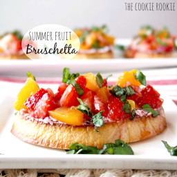 Summer Fruit Bruschetta