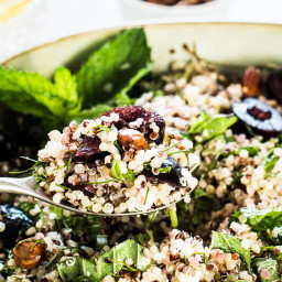 Summer Quinoa Salad with Cherries and Almonds