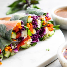 Summer Rolls + Two Dipping Sauces