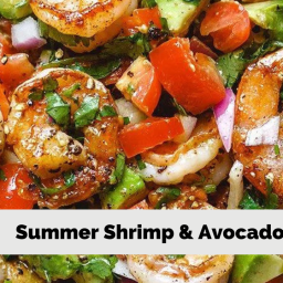 Summer Shrimp and Avocado Salad 