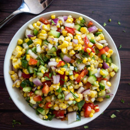 Summer Spicy Corn Salad