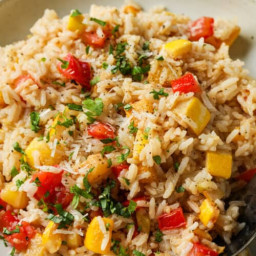 Summer Squash Rice (easy side dish)