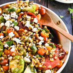Summer Tomato and Grilled Corn Salad