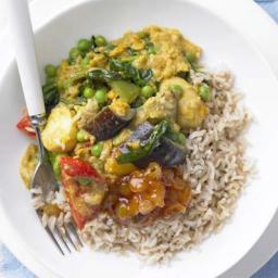 Summer vegetable curry