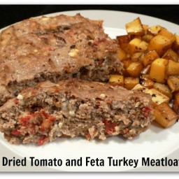 Sun Dried Tomato and Feta Turkey Meatloaf