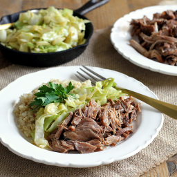 Sunday Slow Cooker: Kalua Pork with Cabbage