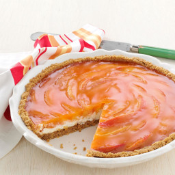 Sunny Peaches and Cream Pie Recipe