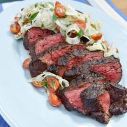 Sunny's Easy Grilled London Broil with Tomato and Fennel Salad