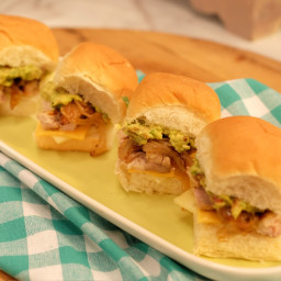 Sunny's Grilled Chicken and Avocado Bacon Sliders