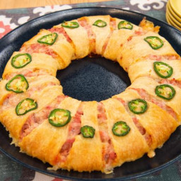 Sunny's Hot Ham and Cheese Wreath