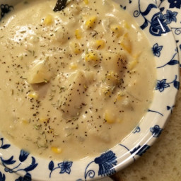 Sunrabbit's Vegan Creamy Corn Chowder