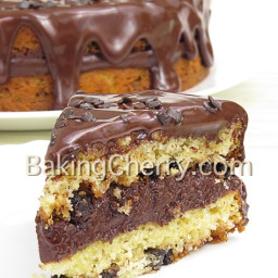Super Chocolatey Fudge-Ganache Cake