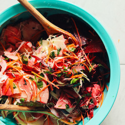 Super Cleansing Slaw with Rosemary Dressing