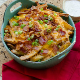 Super Duper Cheesy Bacon Fries