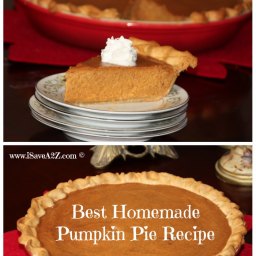 Super Easy and Part Homemade Pumpkin Pie Recipe