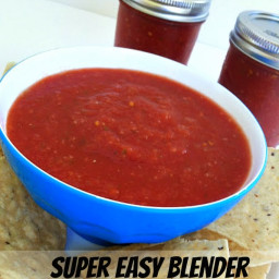 Super Easy Blender Salsa