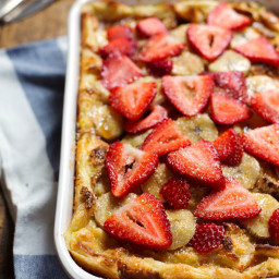 Super Easy Coconut French Toast Bake