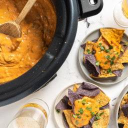 Super Easy Crock Pot Velveeta Salsa Dip—Only 3 Ingredients