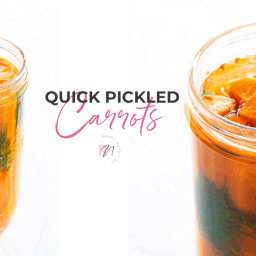Super Easy Quick Pickled Carrots Recipe