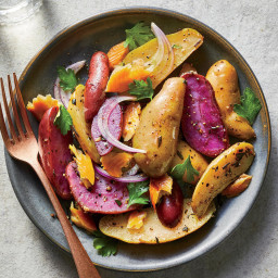 Super Easy Roasted Potatoes With Smoked Trout