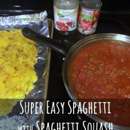 Super Easy Spaghetti with Spaghetti Squash