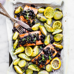 SUPER FOOD BAKED SALMON - ONE PAN MEAL