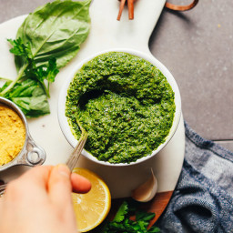 Super-Green Vegan Kale Pesto