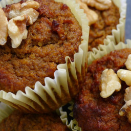 Super Healthy Carrot Cake Muffins