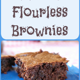 Super Moist Flourless Brownies